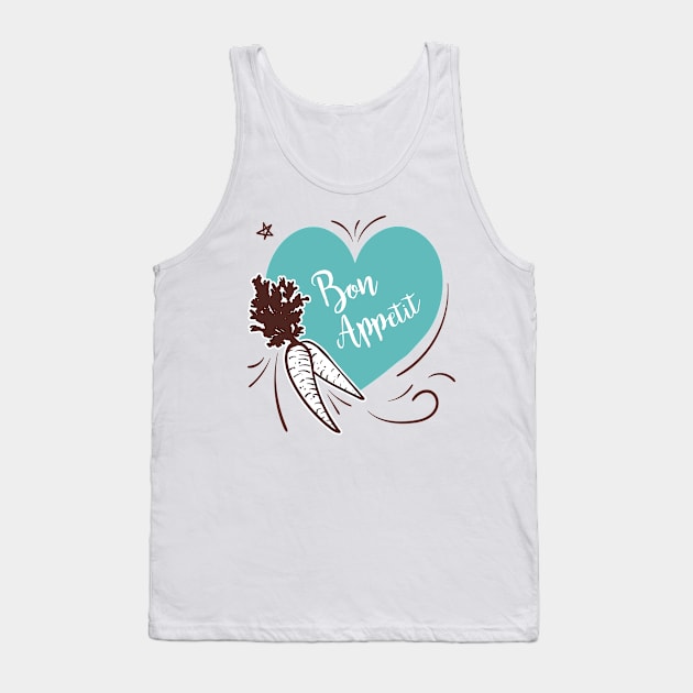 Carrot Heart! Tank Top by SWON Design